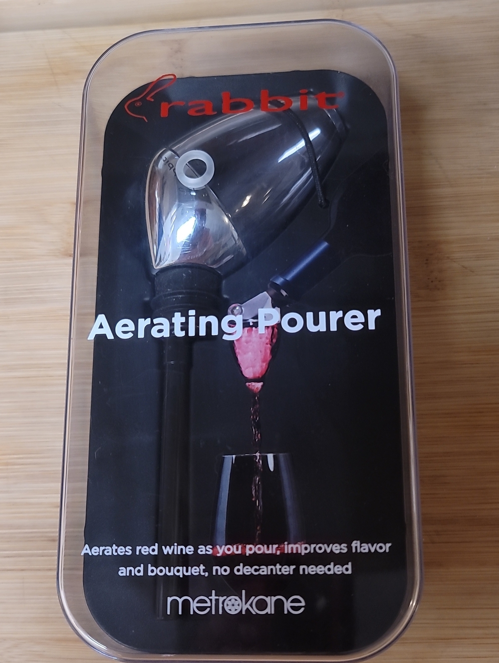 Aerating Pourer - Black Wine Aerator